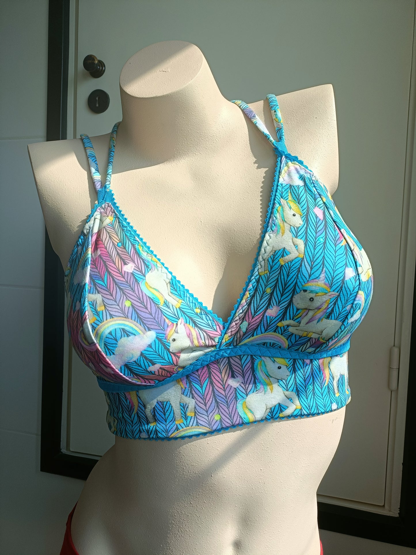 Gevlochten eenhoorn Bralette