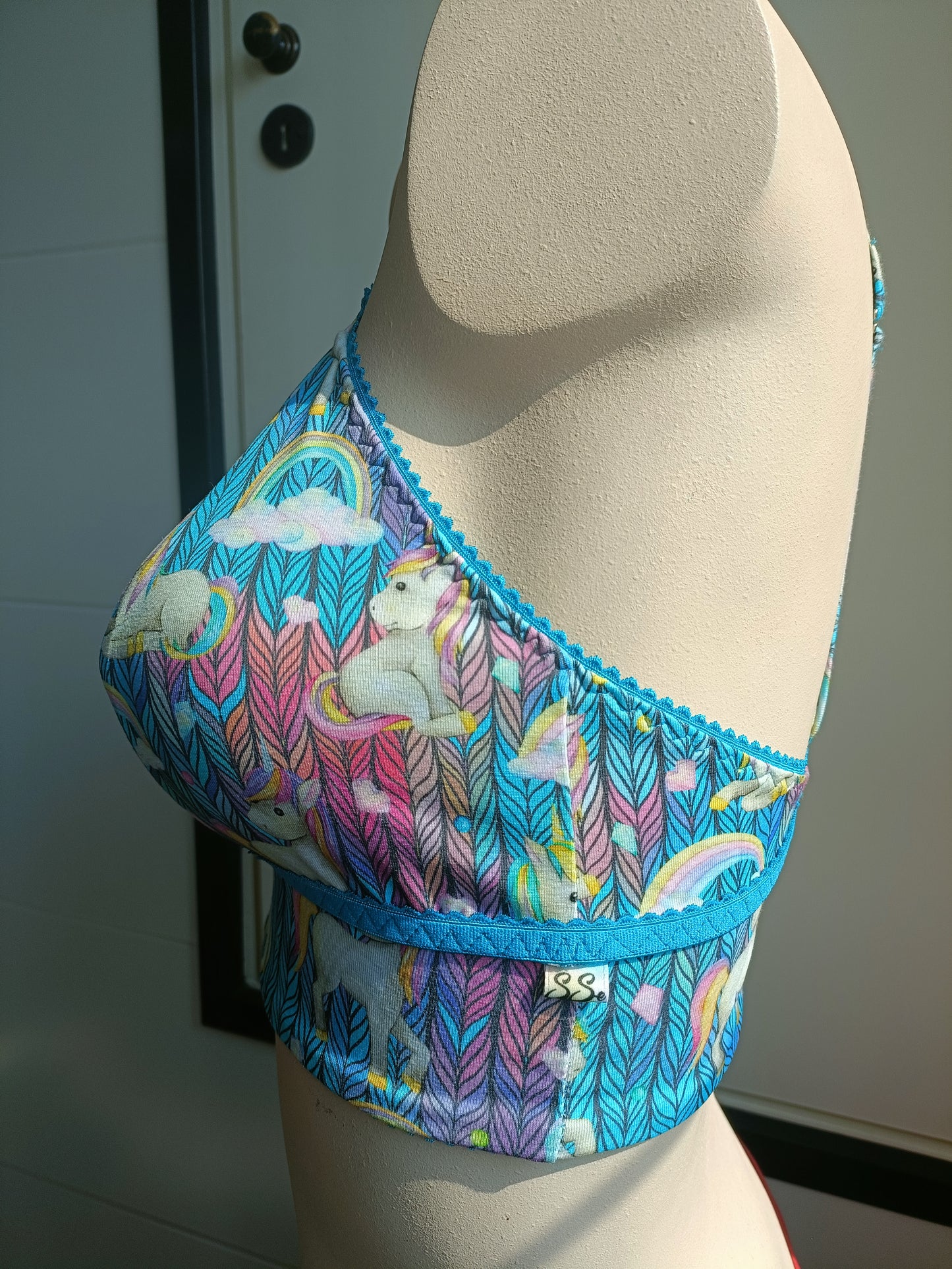 Gevlochten eenhoorn Bralette