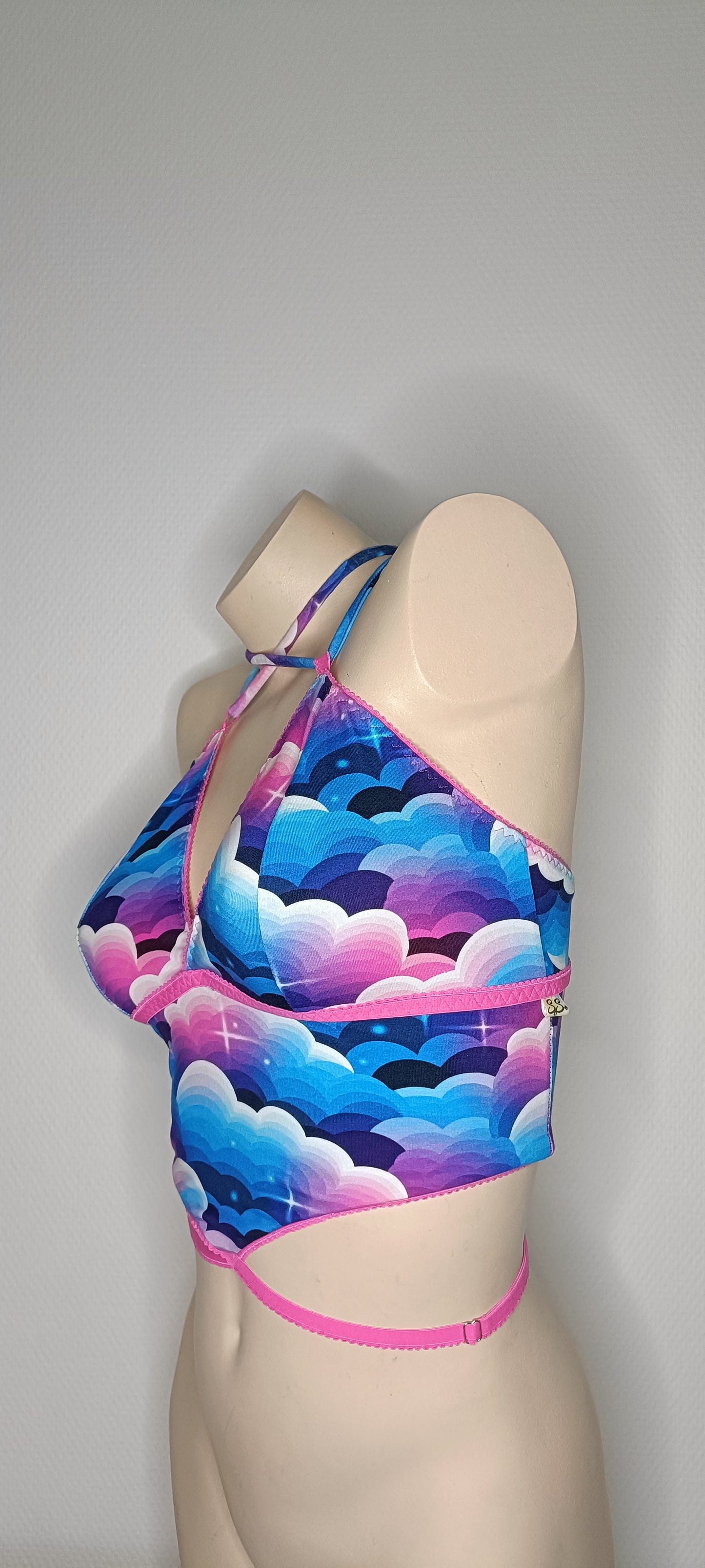 Galaxy wolken bralette goddess