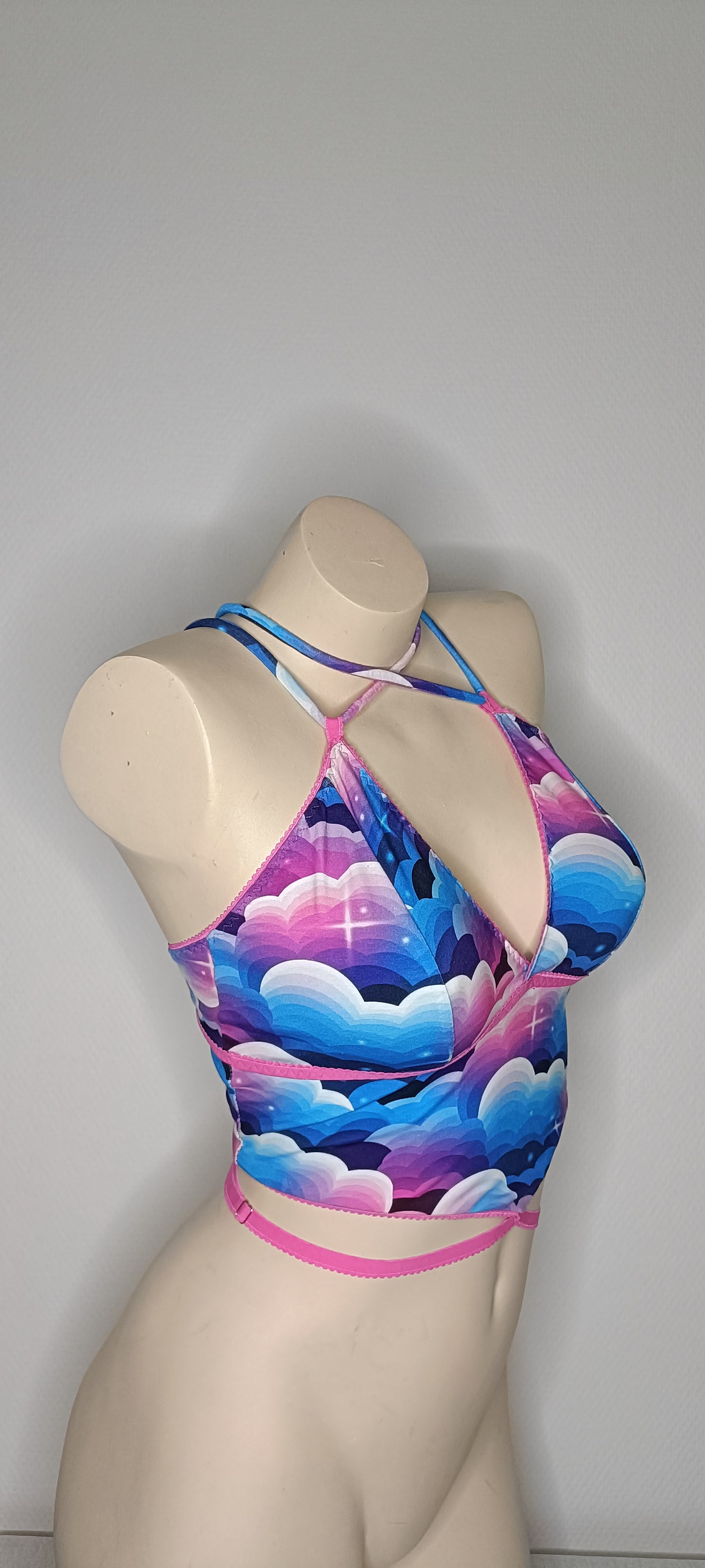 Galaxy wolken bralette goddess