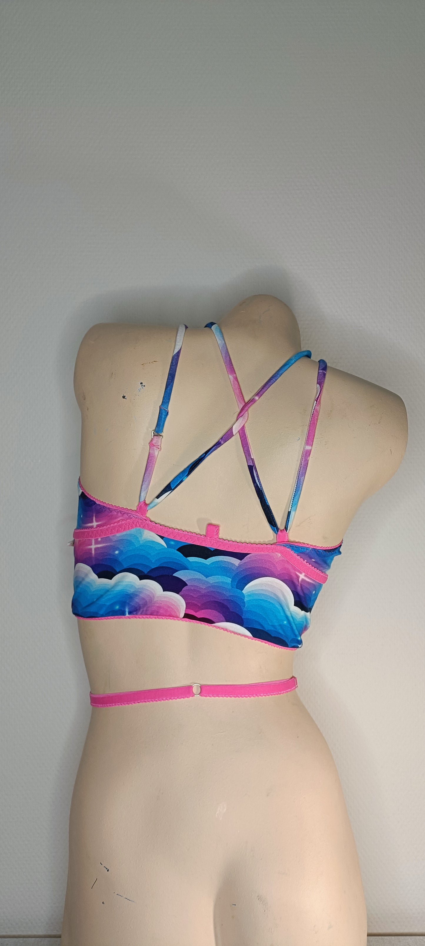 Galaxy wolken bralette goddess